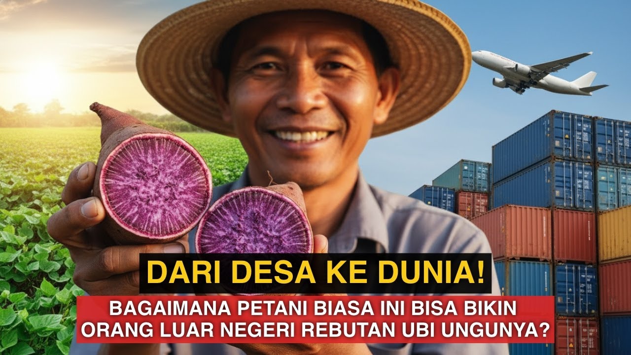 MODAL DENGKUL JADI BOS EKSPOR! Kisah Sukses Petani Ubi Ungu
