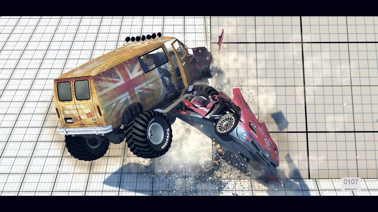 BeamNG - choques y accidentes (slow motion)