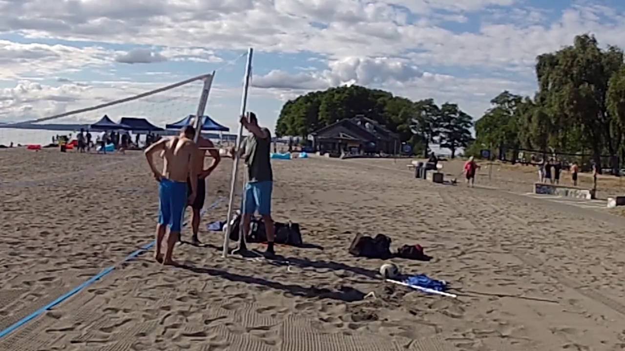 Karch Kourt Portable Volleyball Net System (On Sand)