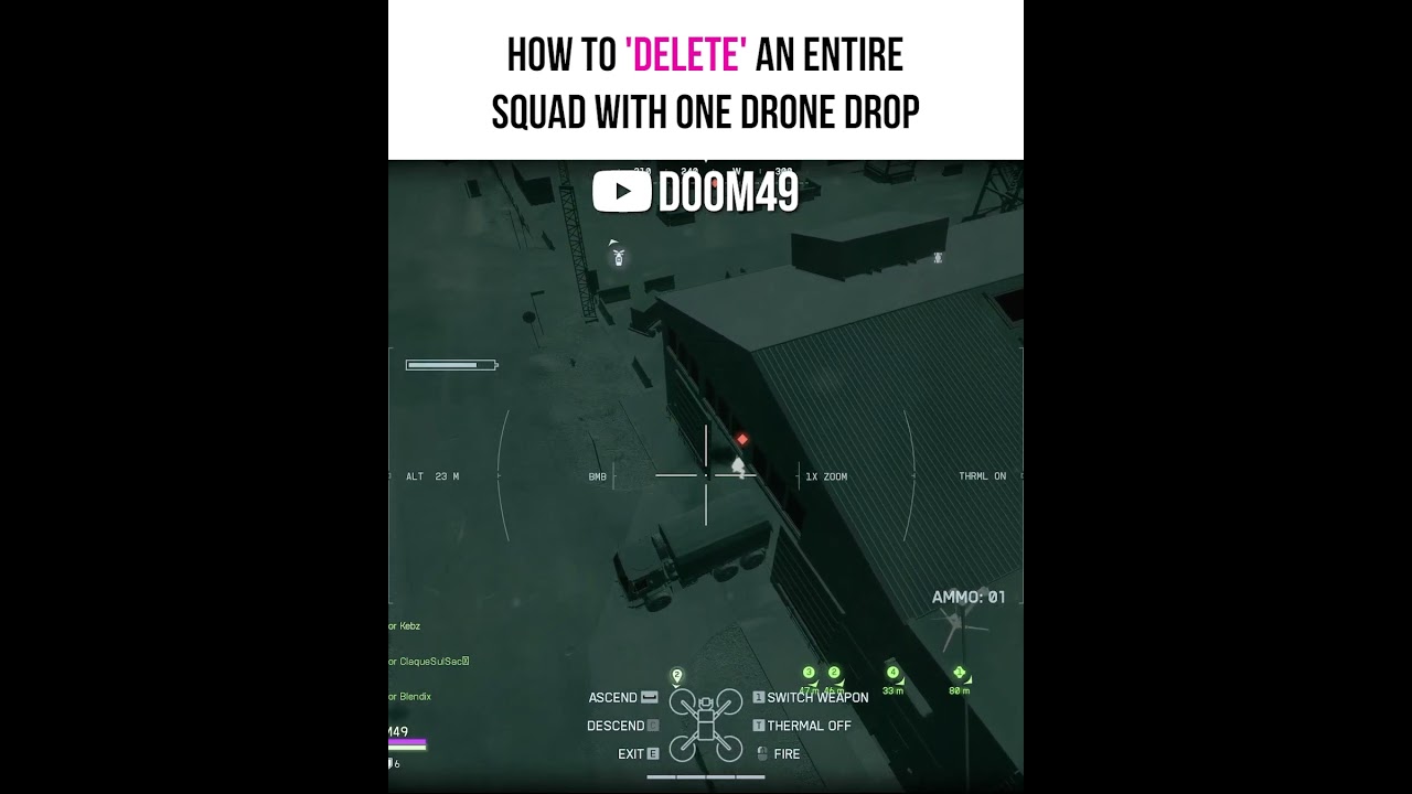 How to 'Delete' an entire squad with one Drone Drop in Battlefield 6 RedSec