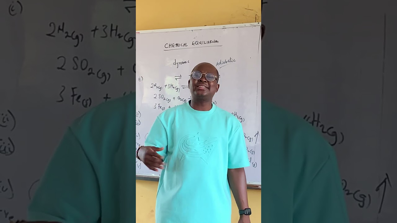 CHEMICAL EQUILIBRIUM in details #chemistry #viral #teacher 