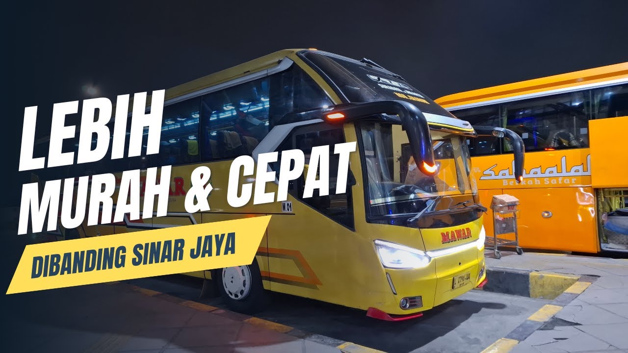 JAKARTA - SURABAYA PALING MALAM TAPI AMAN! PO Mawar Jadi Bus Pilihan PJKA Karena Murah & Cepat!