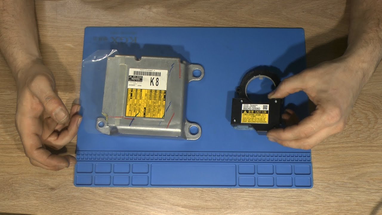 Toyota Camry V50 2014 блок SRS AirBag 89170-33620 прошивка после ДТП