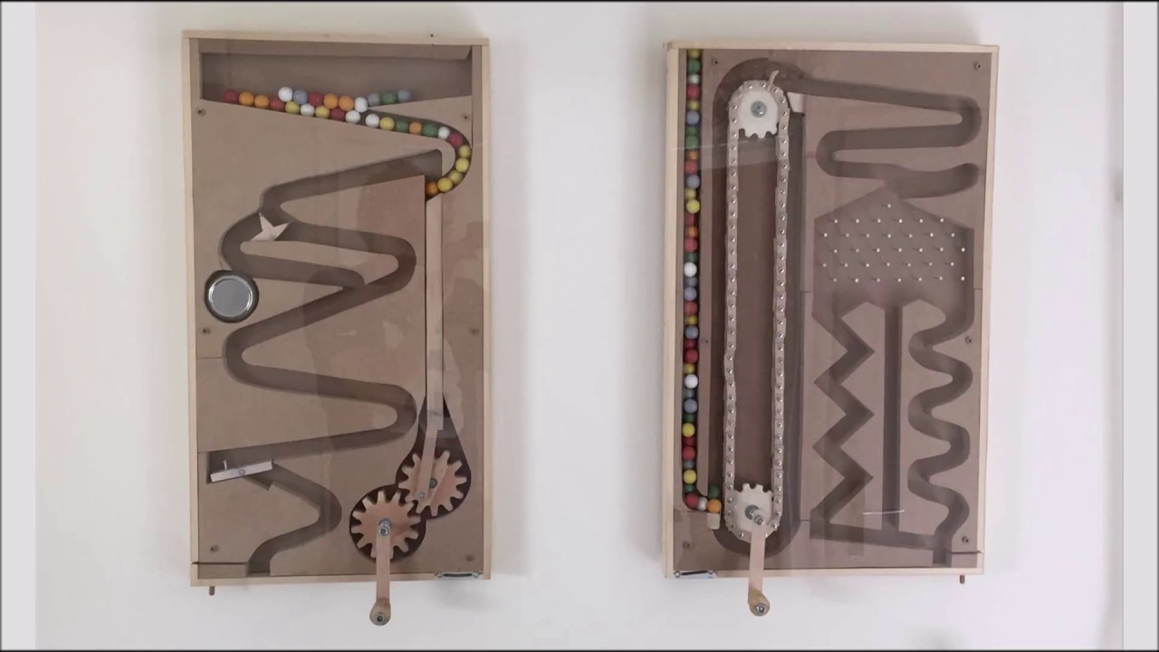 gumball machine with marble run techniques - number two