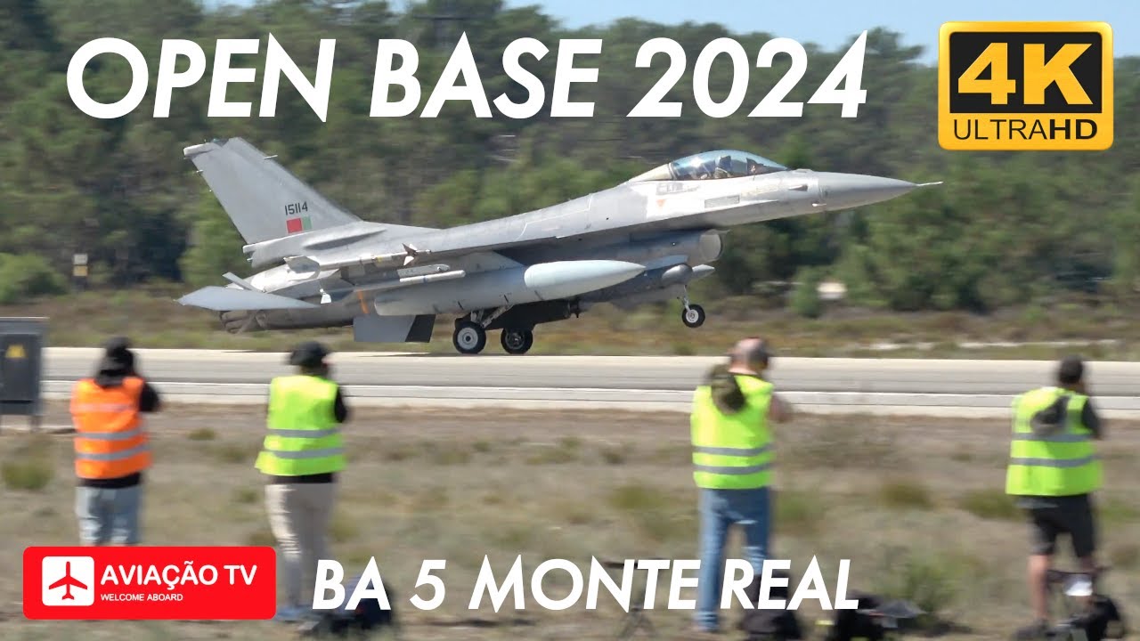 Base Aberta BA5 • Monte Real • 30 Years F-16 in Portugal • Air Force Base Open Day 2024 • Part 1
