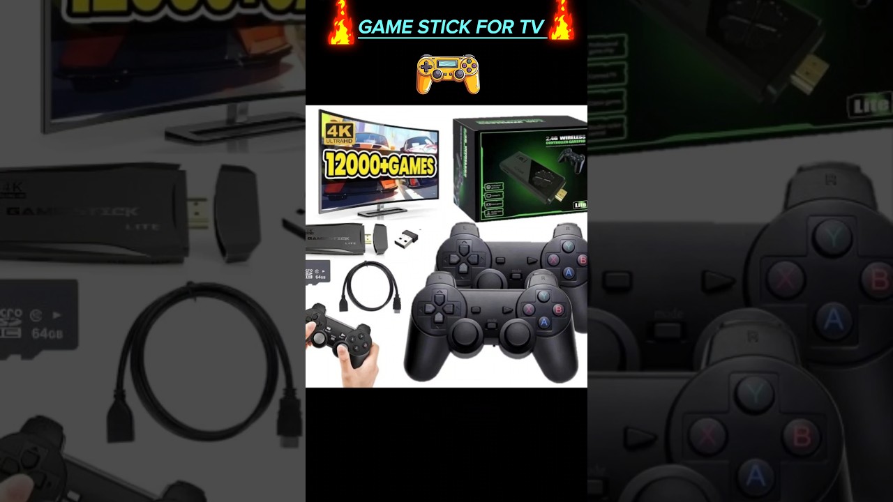 4k game stick ⚡ Best game stick for tv🎮 #shorts #games #game