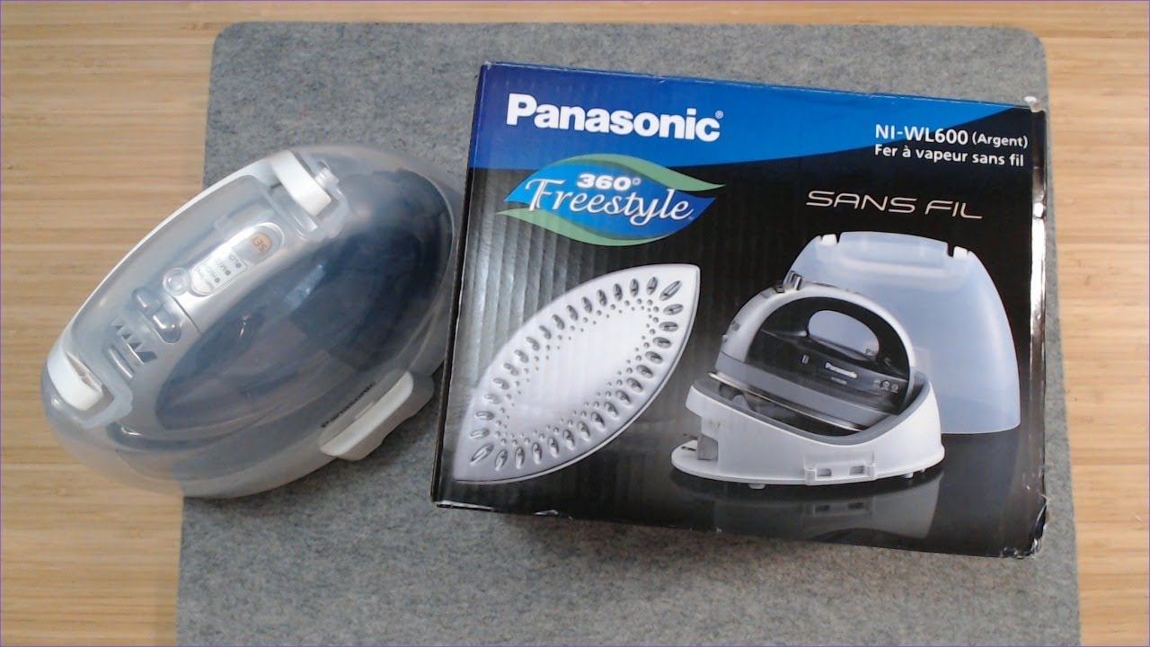 Trying Out my New Cordless Iron- Panasonic 360 Freestyle NI-WL600