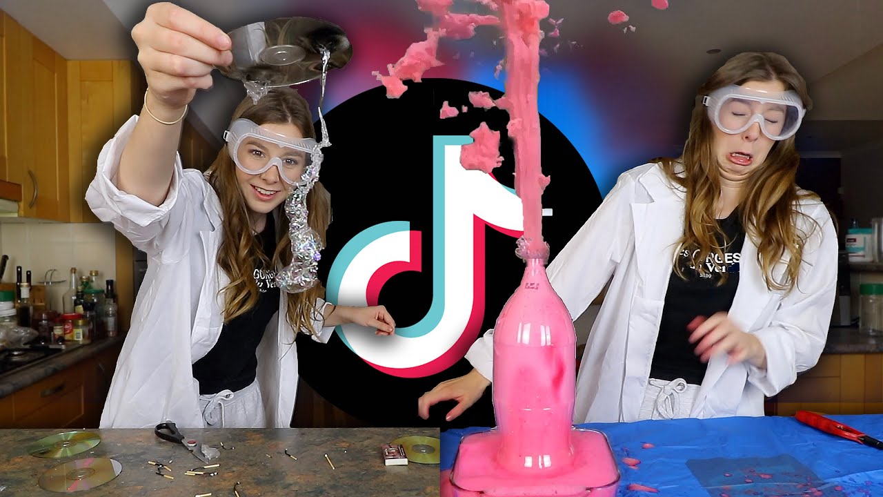 ТЕСТИРОВАНИЕ ВИРУСНЫХ НАУЧНЫХ ЭКСПЕРИМЕНТОВ В TIKTOK
