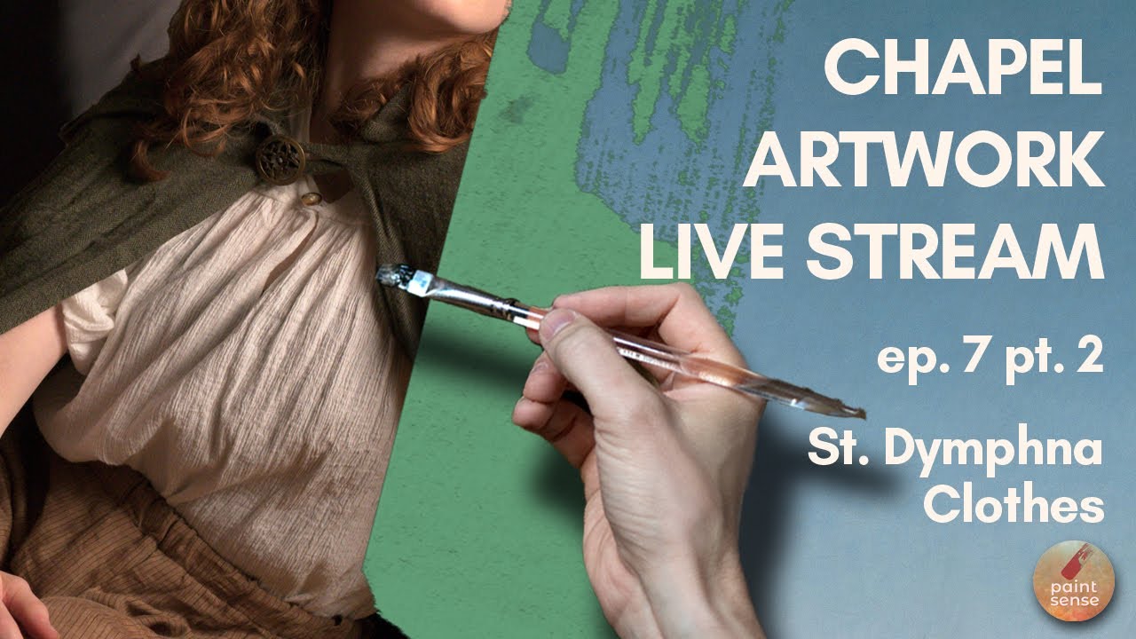 Chapel Artwork Live Stream - Ep. 7 pt. 2 - St. Dymphna Clothing