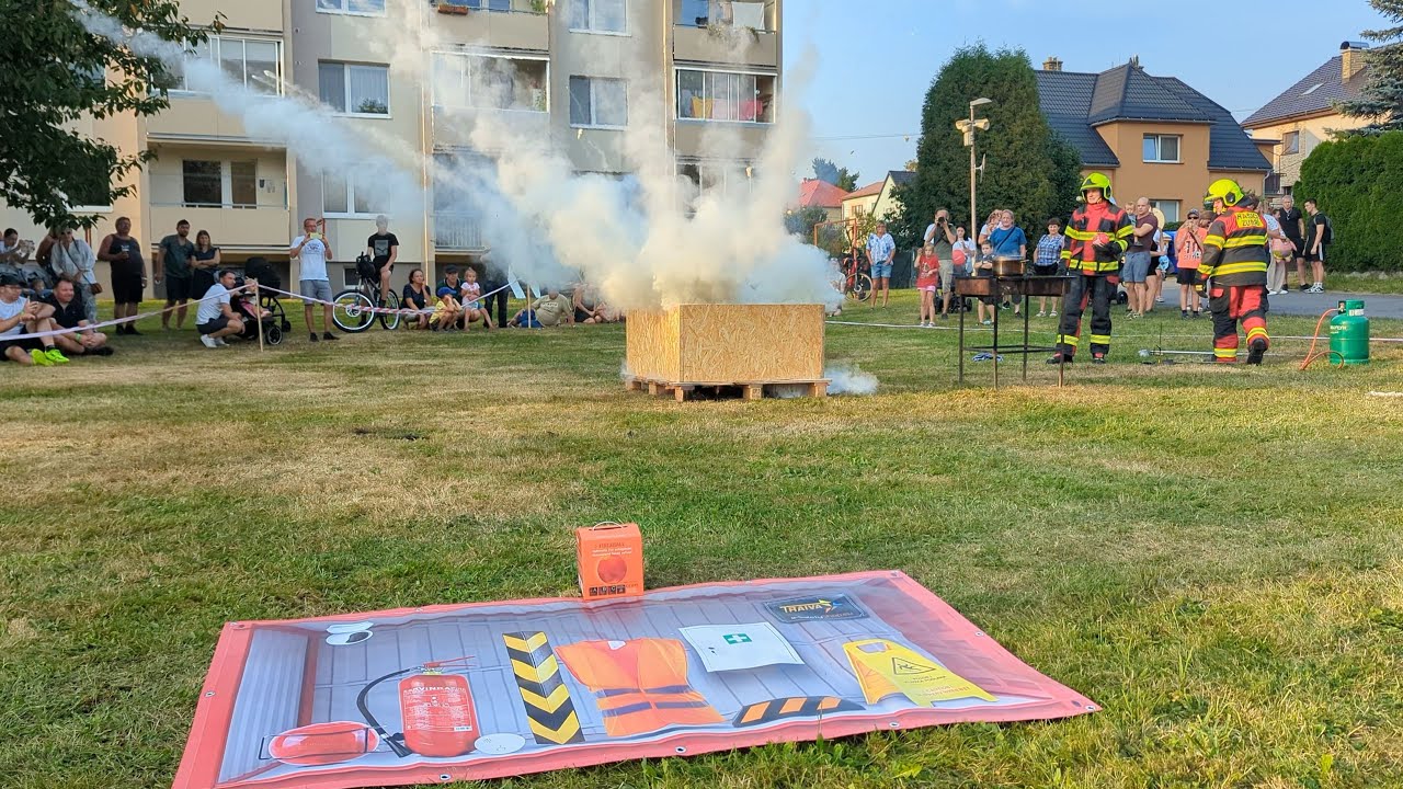 Uk&aacute;zka hasic&iacute; koule / Fireball - Oslavy 130 let SDH Zubř&iacute;