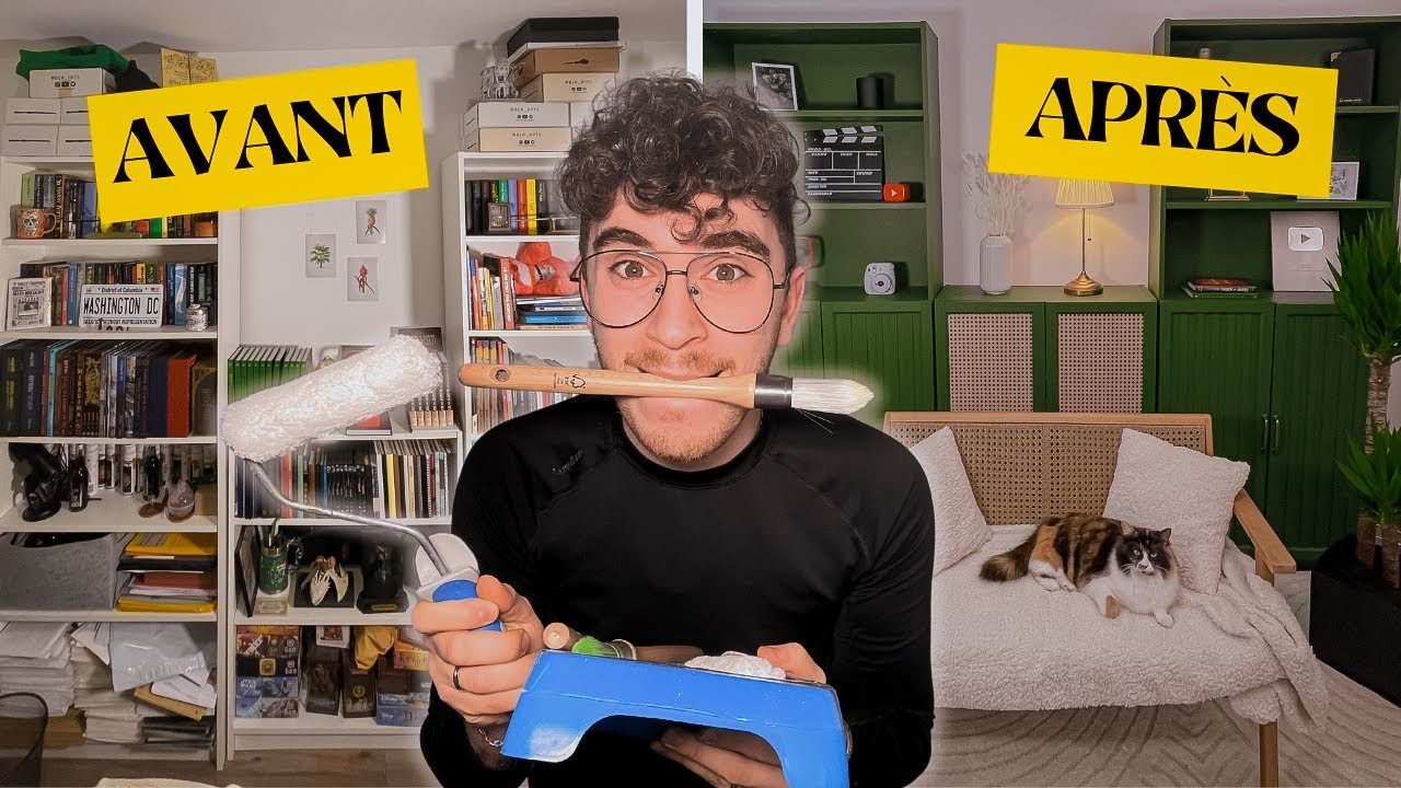J’ai refait mon bureau de A à Z… et le résultat est INCROYABLE !