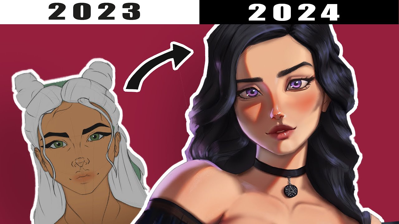 My 1 Year Art Progress  [ Tips I Learned ]