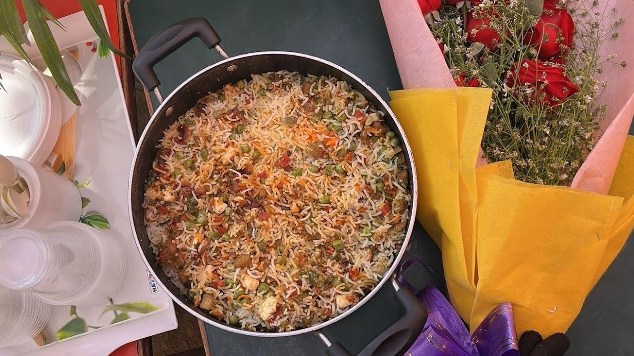 Let's talk & cook Veg Biryani together🤝 #birthdayspecial