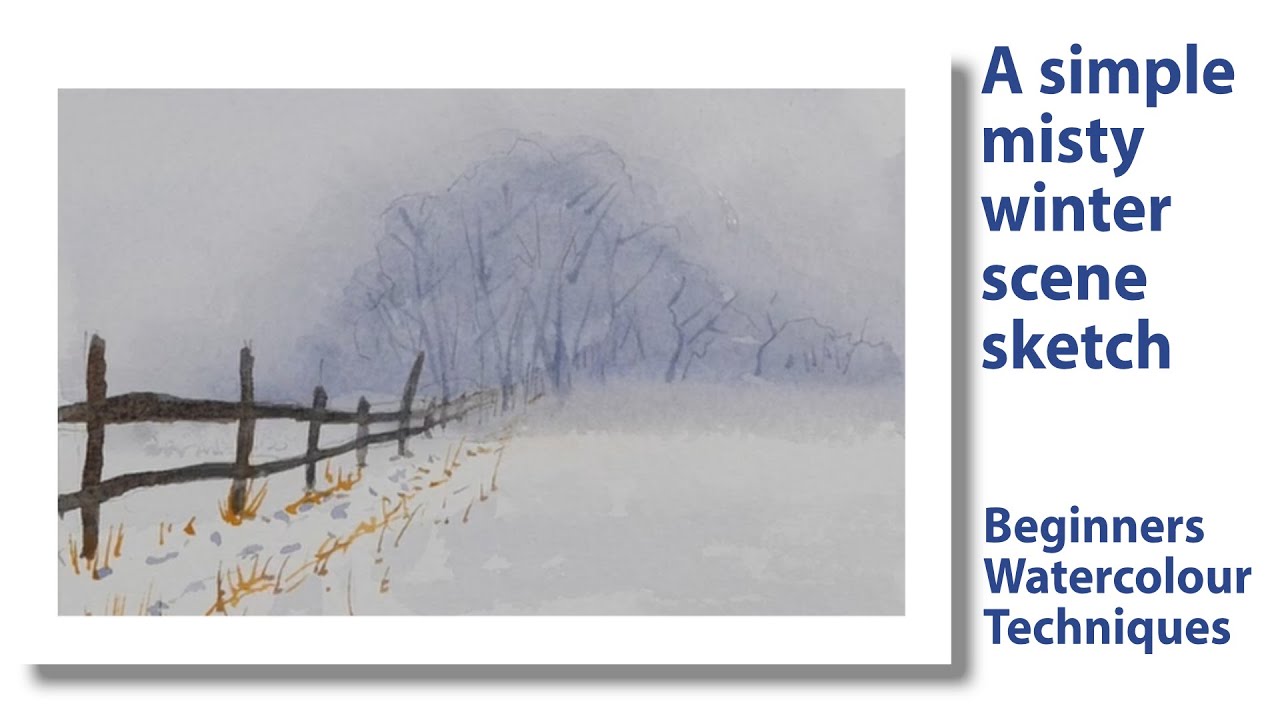 Winter mist demonstration sketch.