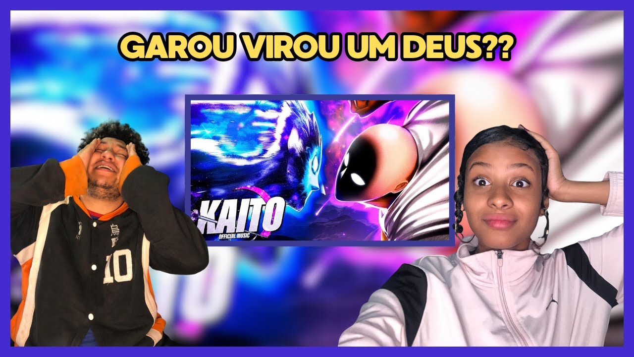 N&atilde;o otaku reage || Saitama x Garou C&oacute;smico (One Punch Man) | Kaito ft.‪@blxckoficial‬