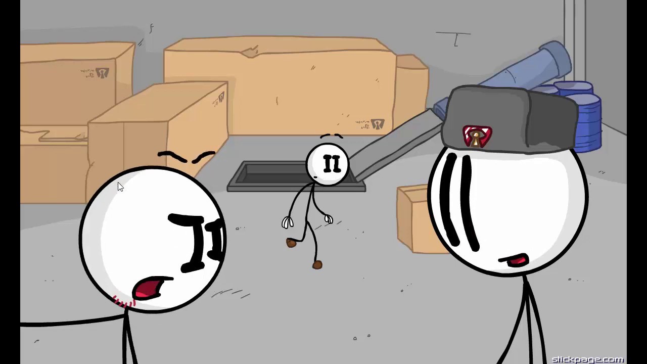 Henry Stickmin Flash Games - Fleeing the Complex - Ghost Inmate