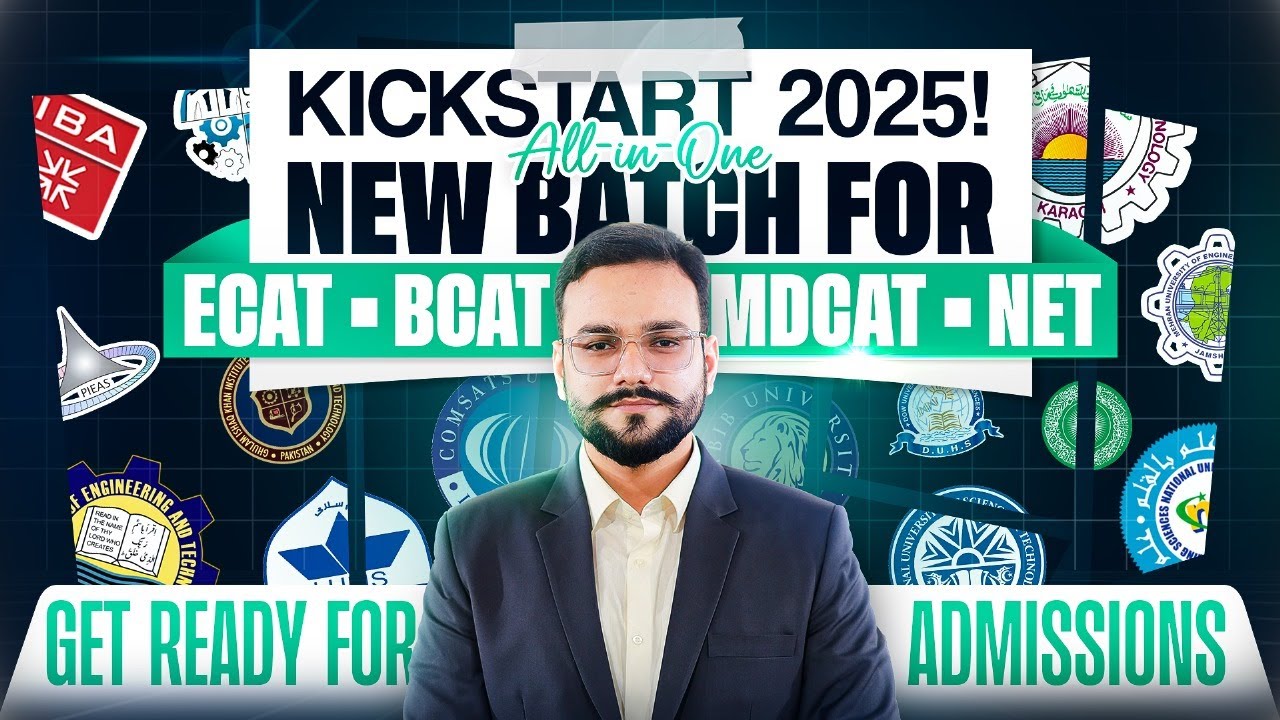 ECAT NET MDCAT BCAT 2026-25 BATCH | Early Prep Importance | Course Schedule & Speciality | Test Prep