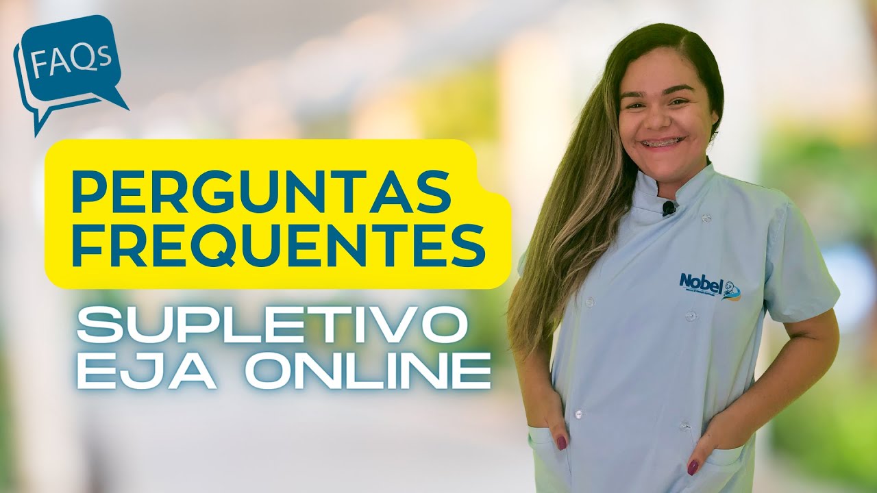 SUPLETIVO ONLINE NOBEL - &acute;PERGUNTAS FREQUENTES