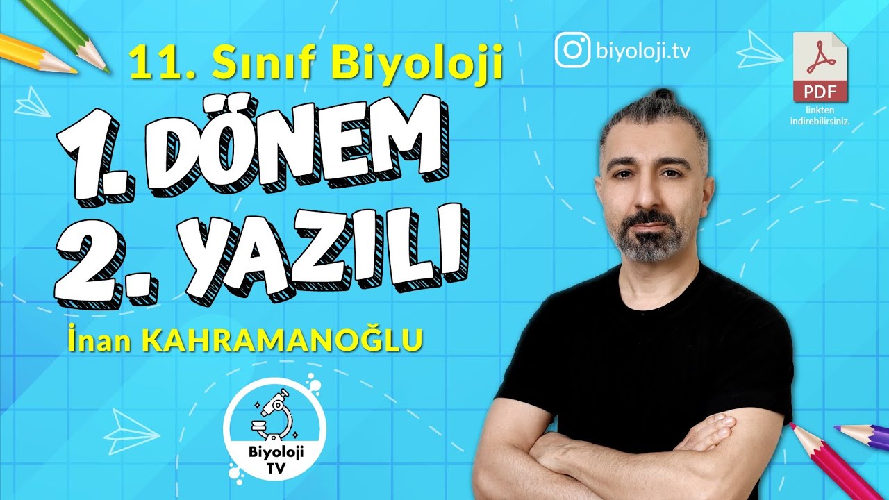 11.Sınıf Biyoloji 1.Dönem 2.Yazılı | +PDF | 2025-2026
