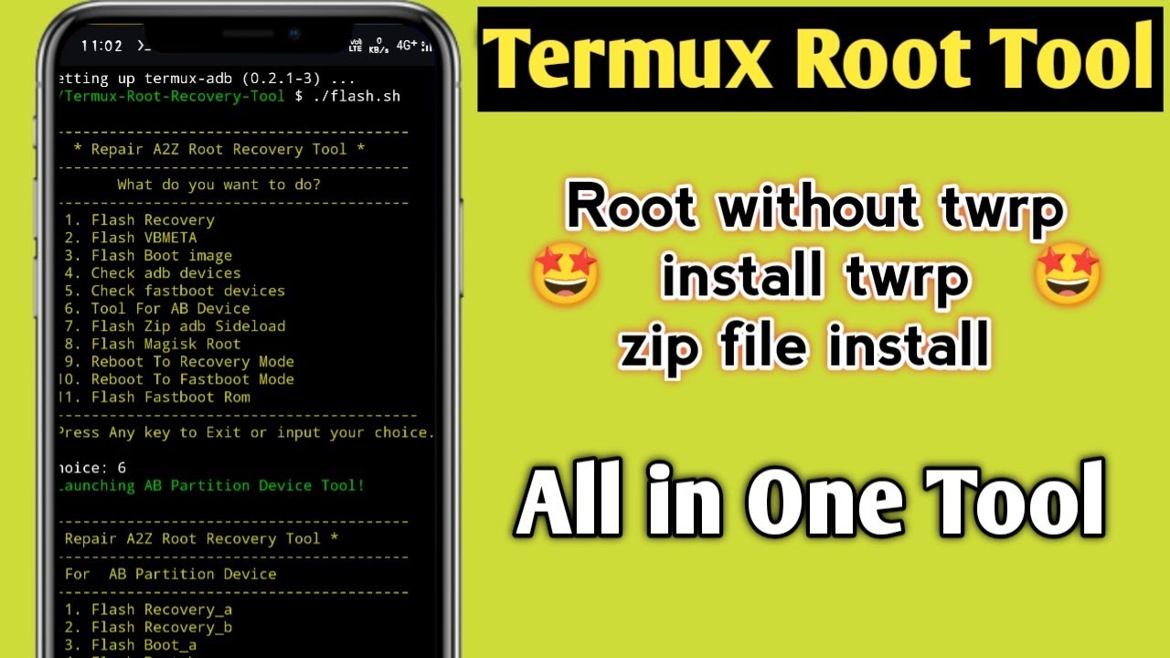 Termux Root Recovery Tool | Install Twrp Without PC | Root any Android without PC
