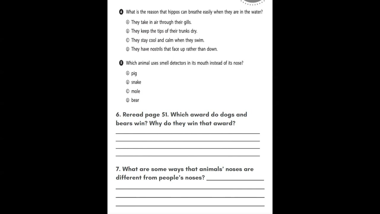 The Nose Awards Read Aloud Quiz
