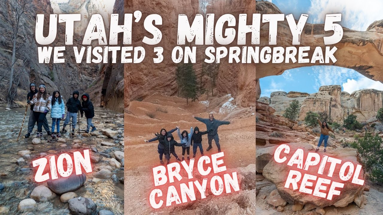 The Mighty 5 Adventure: Exploring Zion, Bryce, and Capitol Reef with Our Family!