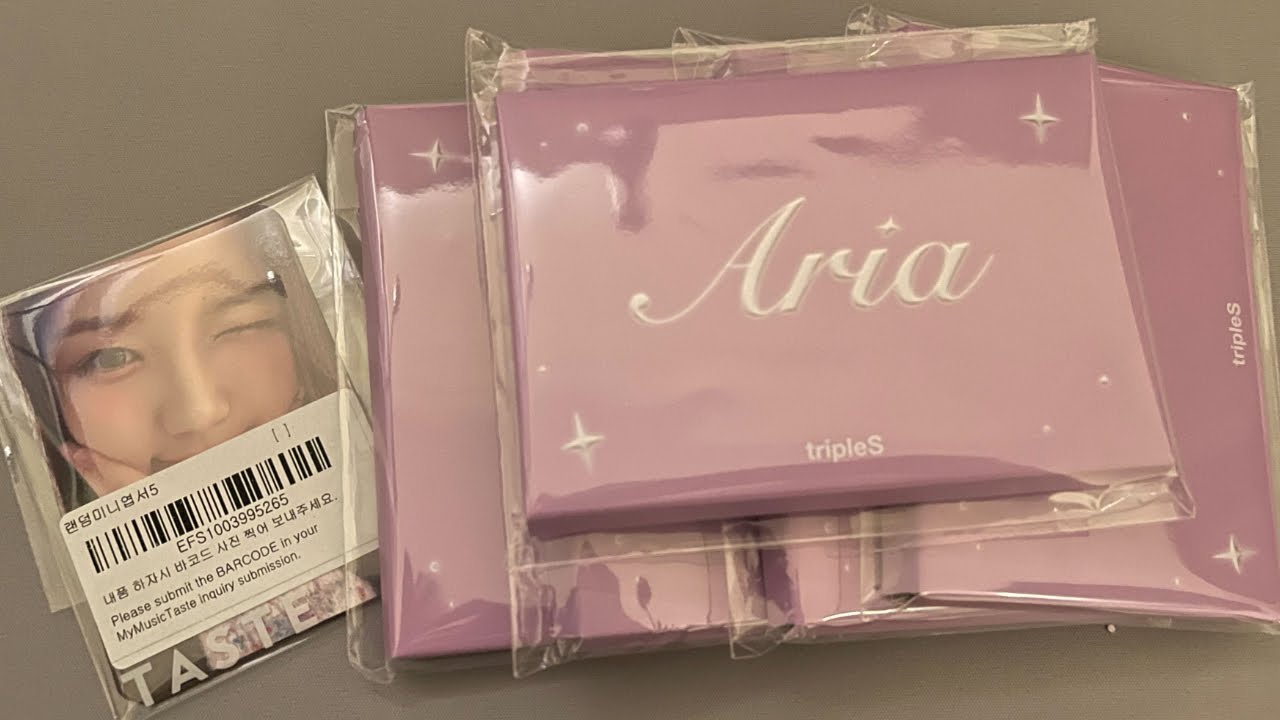 tripleS (트리플에스) Aria - Structure of Sadness Unboxing