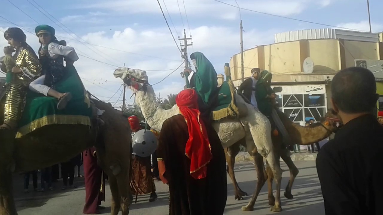 تمثيل واقعه يوم الرؤس في ناحيه الحيره