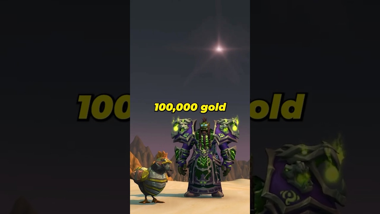 How to get 100K Gold in WoW with 3 simple quests #warcraft  #worldofwarcraft