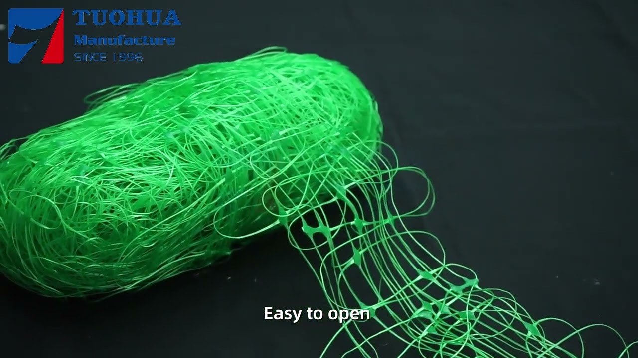 white nylon soft plant trellis netting 5ftx350ft,6 inch mesh size trellis net