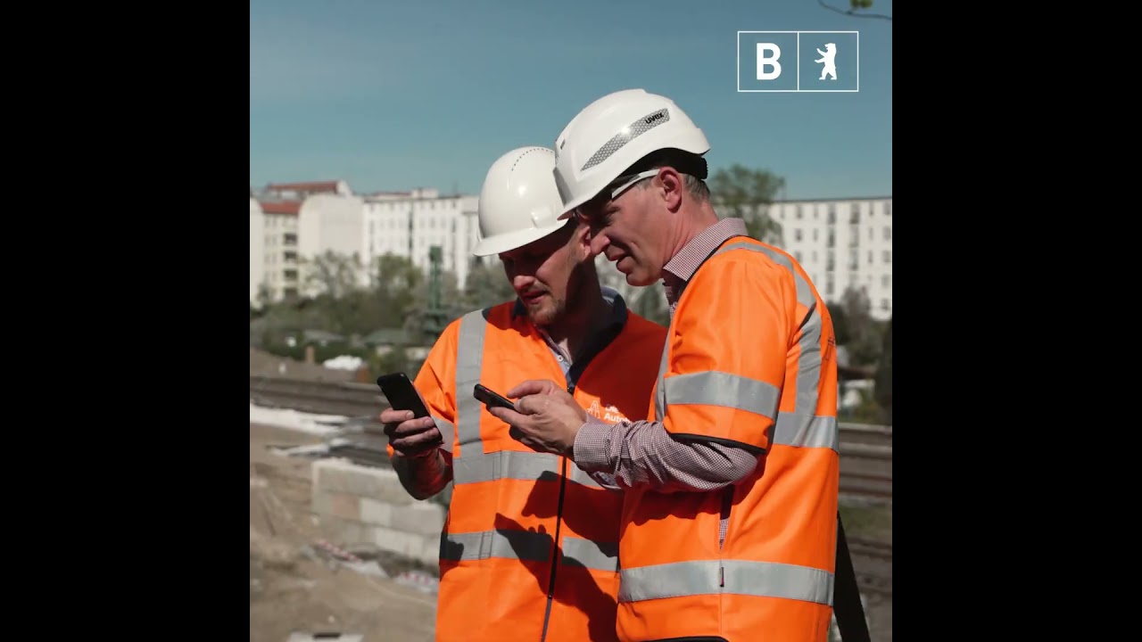 Abrissarbeiten der Ringbahnbr&uuml;cke an der A100