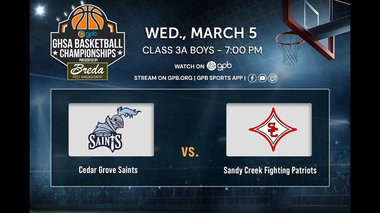 Cedar Grove vs. Sandy Creek | 2025 3A Boys Basketball Championship 🔥🏀 - Full Game