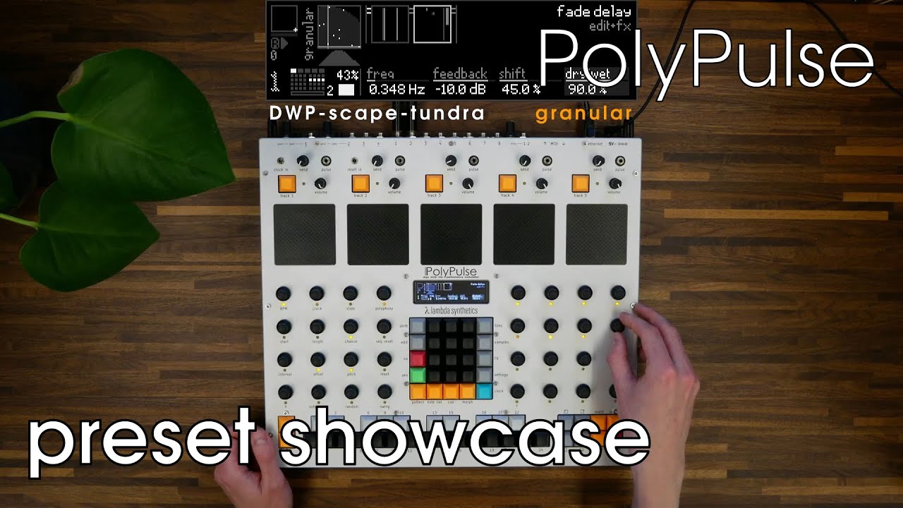 PolyPulse: synths/drones/soundscapes showcase (sounds only)