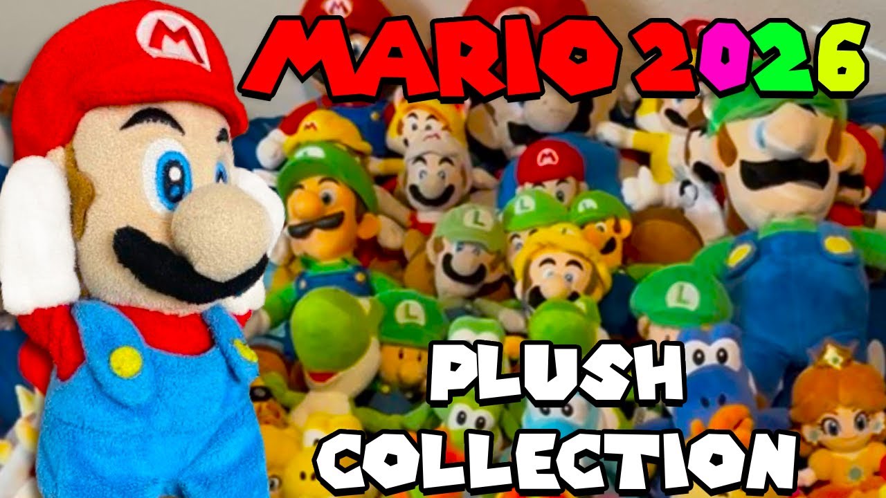 Mario Plush Collection 2026!