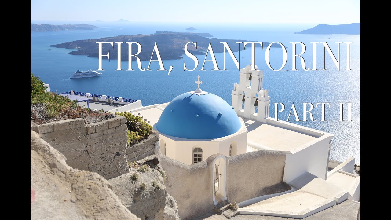 Fira, Santorini 🇬🇷 – Part 2 | Travel Photo SHOW