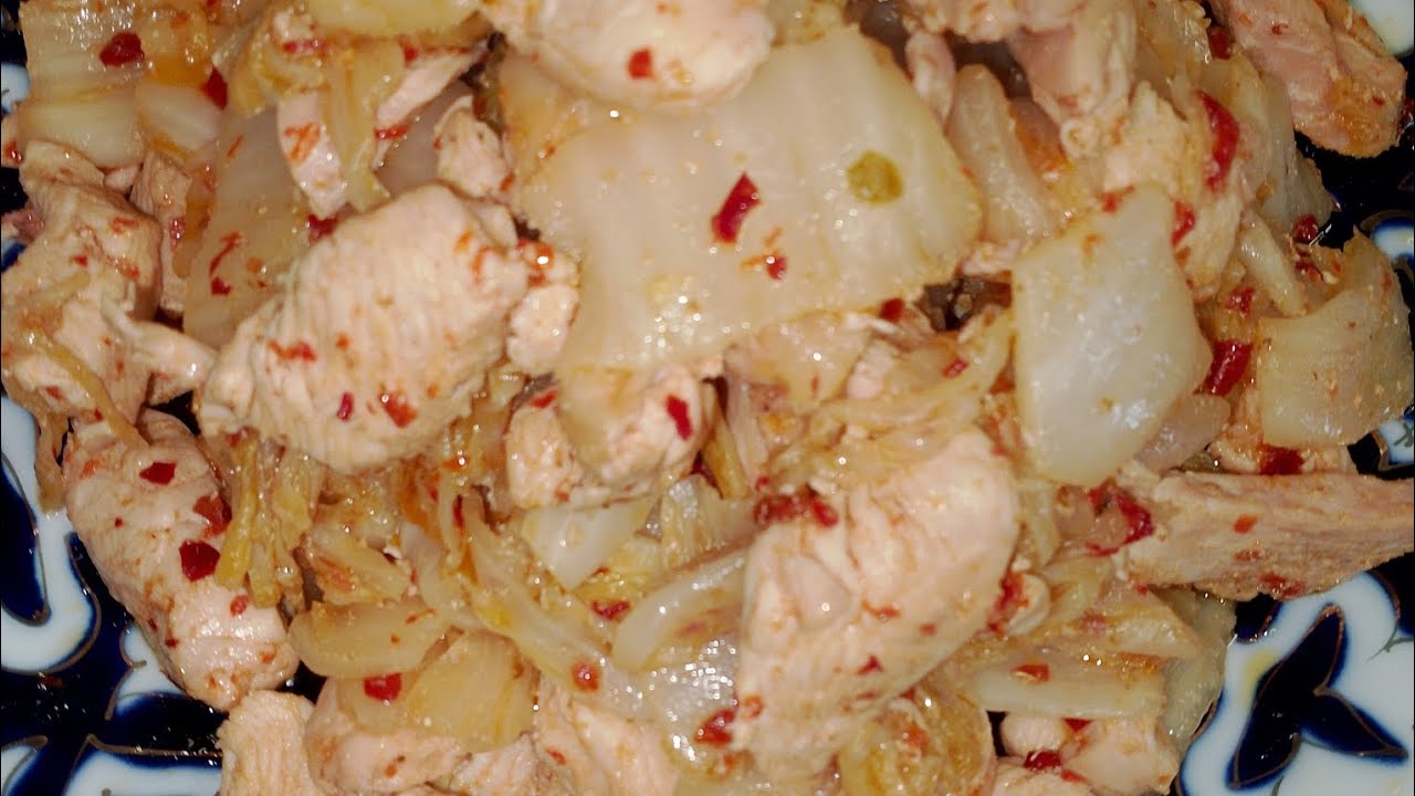 ЧИМЧИ ЖАРЕНОЕ С КУРИНЫМ МЯСОМ 