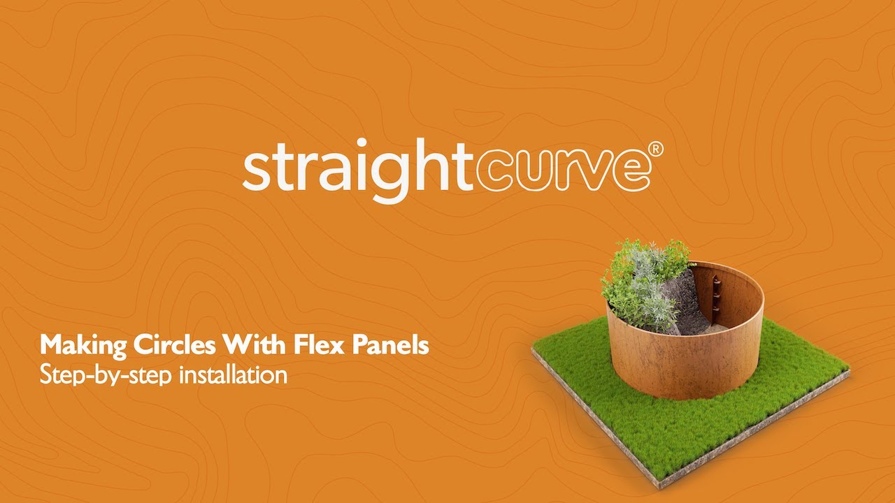 Straightcurve® 2025 - Making a Circle with Flex Panels - New & Improved - Installation Video