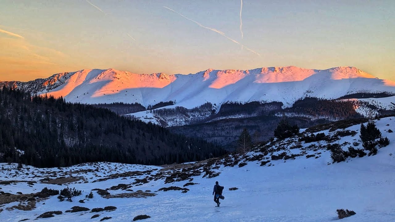 Am fript o slana in bat la Stana Soarbele si am urcat pe Vf. Paltina 2149m