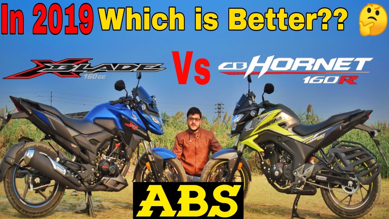2019 Honda XBLADE ABS v HORNET 160R ABS|Full Comprison|Braking Test||Mileage|Price|MotoMad