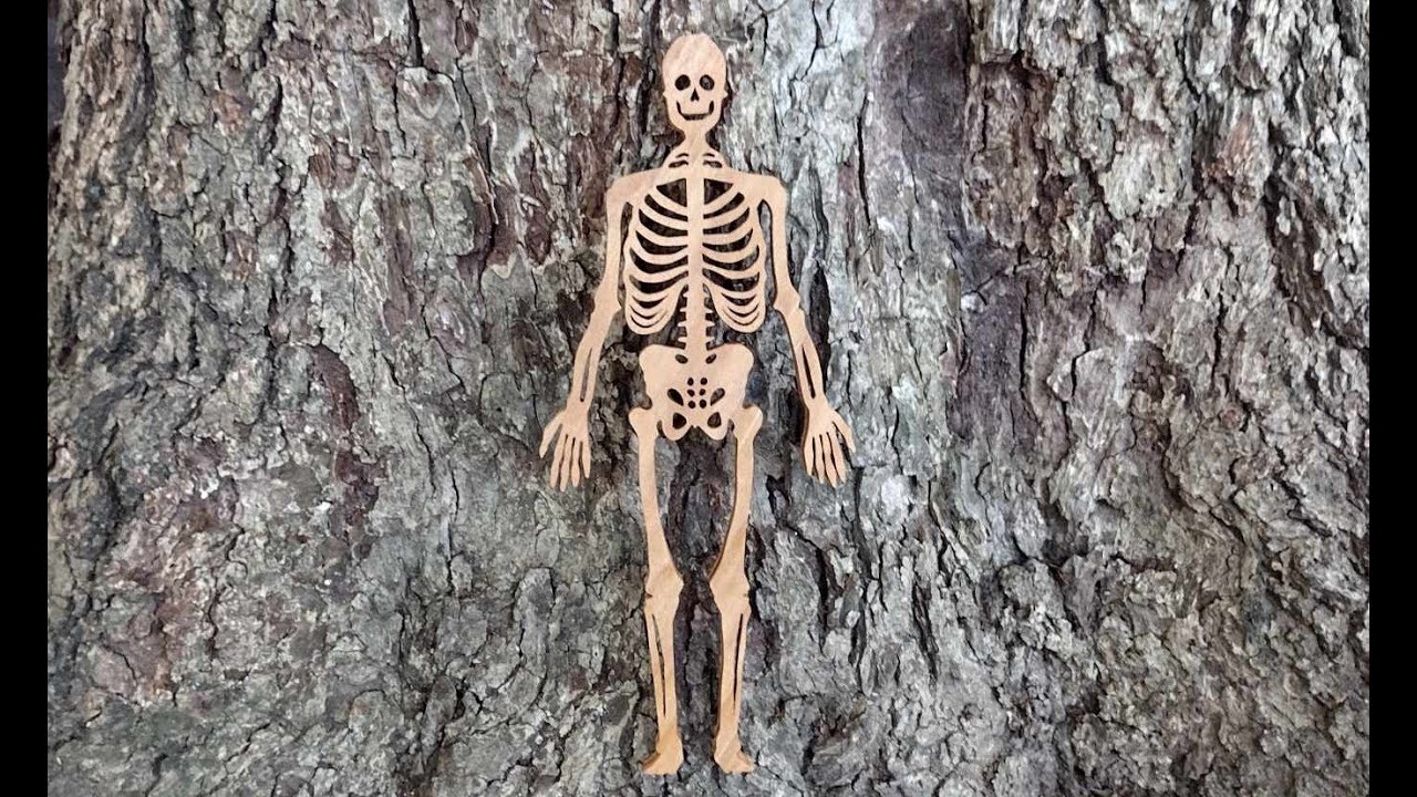 Human Skeleton, Halloween Scroll Saw Project