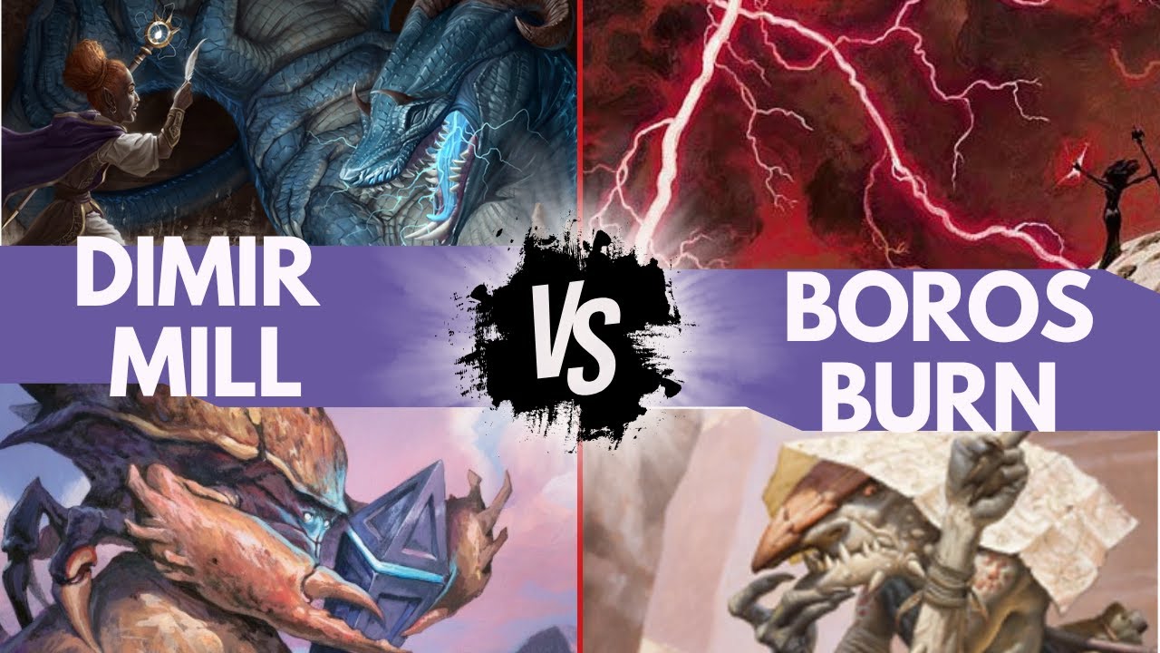 Dimir Mill vs Boros Burn  | Modern Paper Gameplay