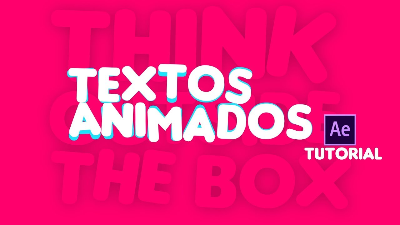 Animando Textos y Sombras After Effects Tutorial