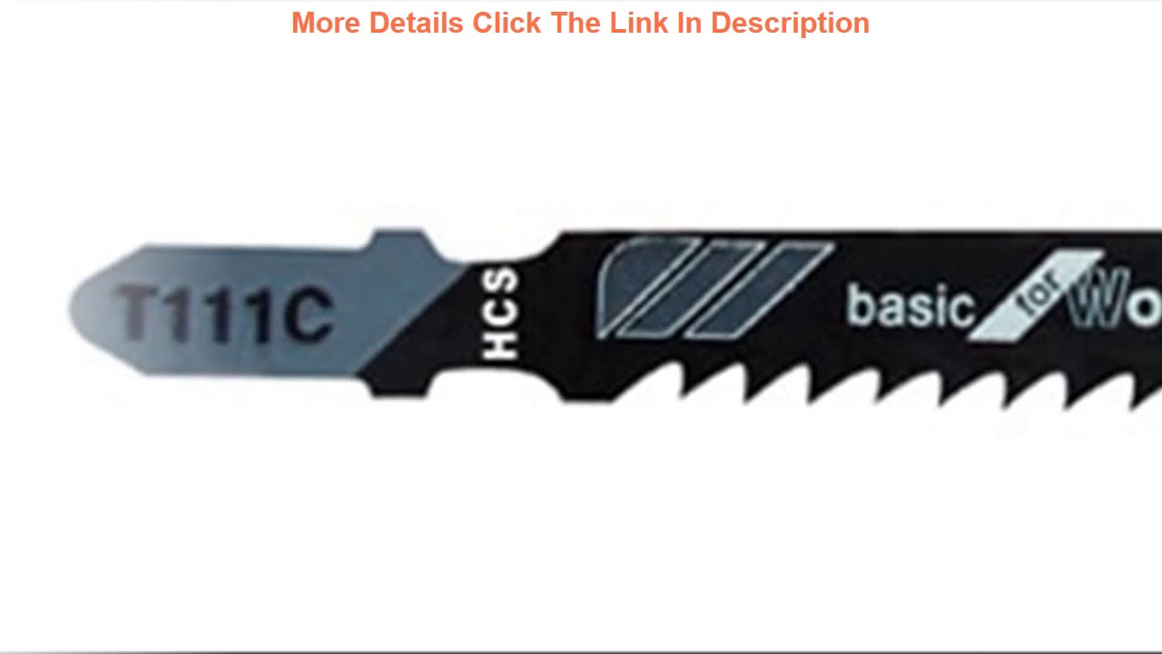 Top 1 packs High Quality T111C Hcs Ground Teeth Straight Cutting T-Shank Jig Saw Blade for Wood
