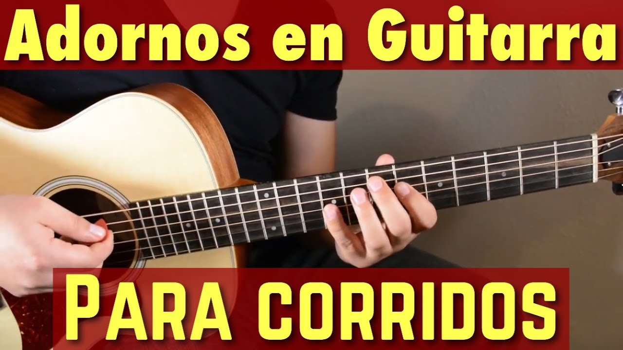 Adornos en Guitarra para Corridos