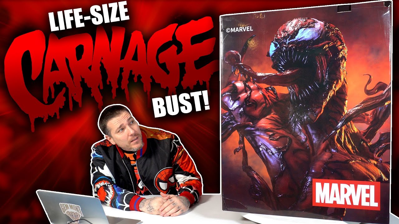 CARNAGE Life-Size Bust by Queen Studios | Unboxing & Review