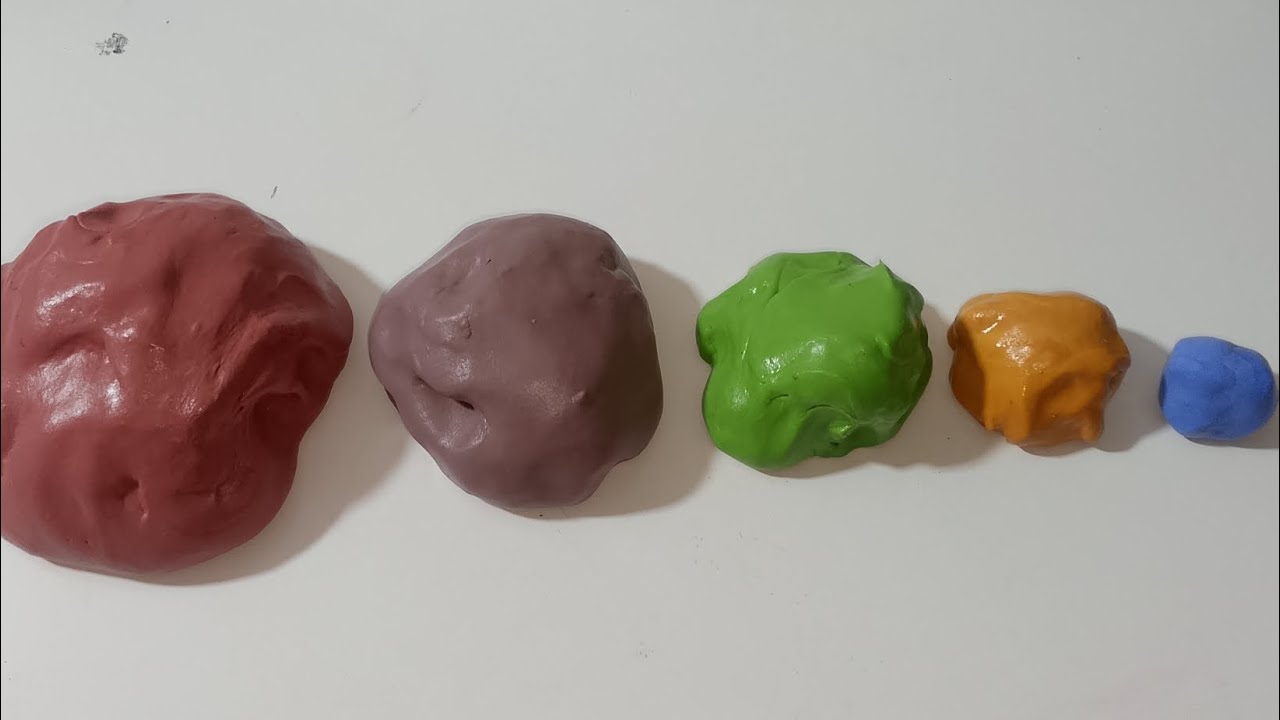 Enjoy Vidoes Satisfying clay mixed colors from small to large super clay #clay