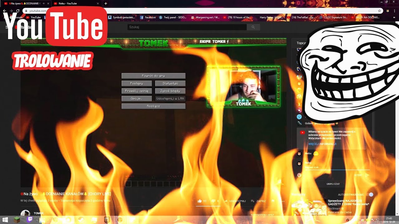 YOUTUBE TROLLOWANIE - NAJLEPSZE REAKCJE TROLOWANYCH LUDZI! (#1) | Neku