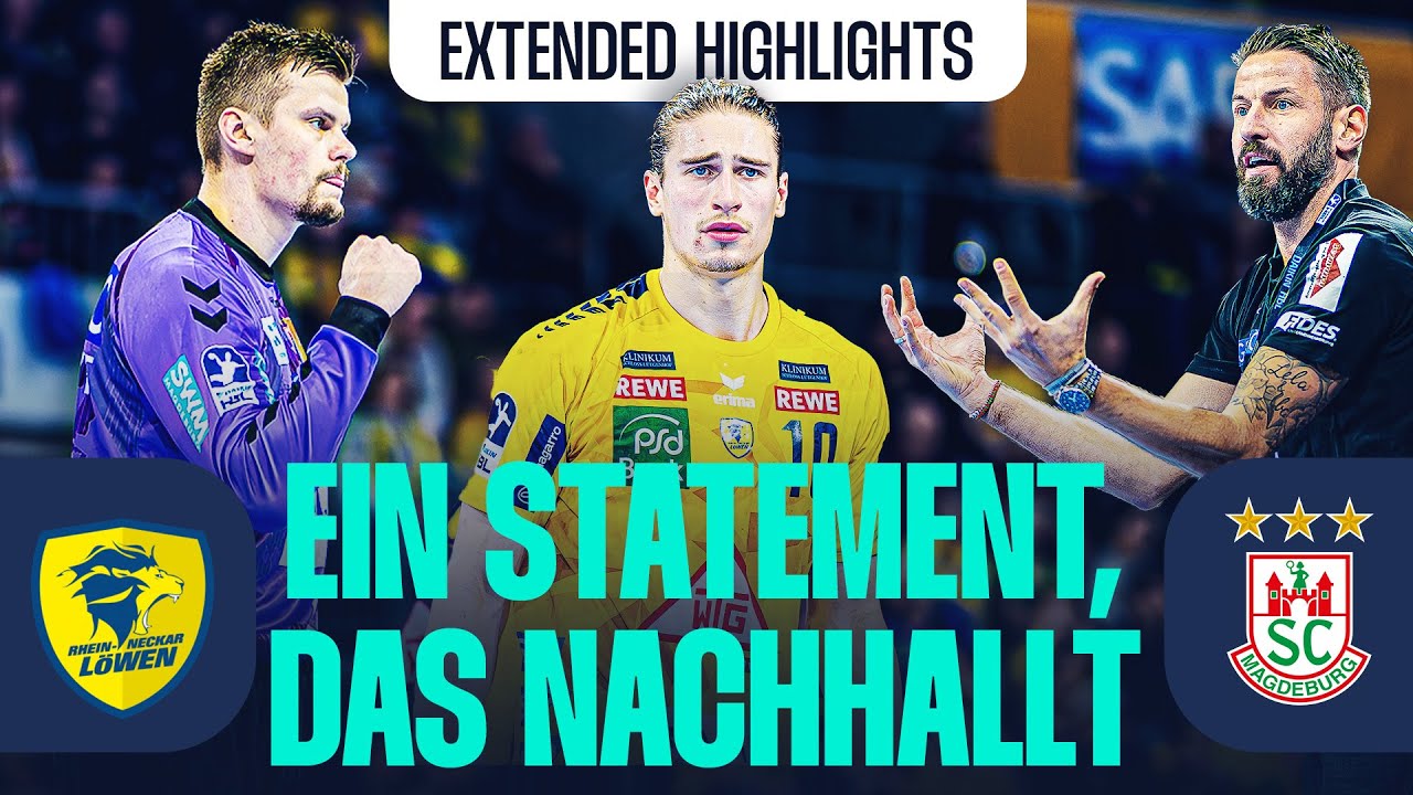 Leistung auf TOP-Niveau | Extended Highlights von Rhein-Neckar Löwen vs. @SCMagdeburg