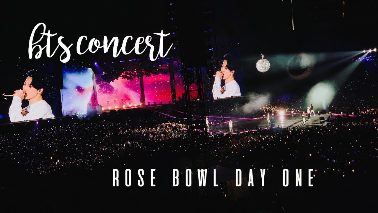 bts concert vlog - rose bowl d1