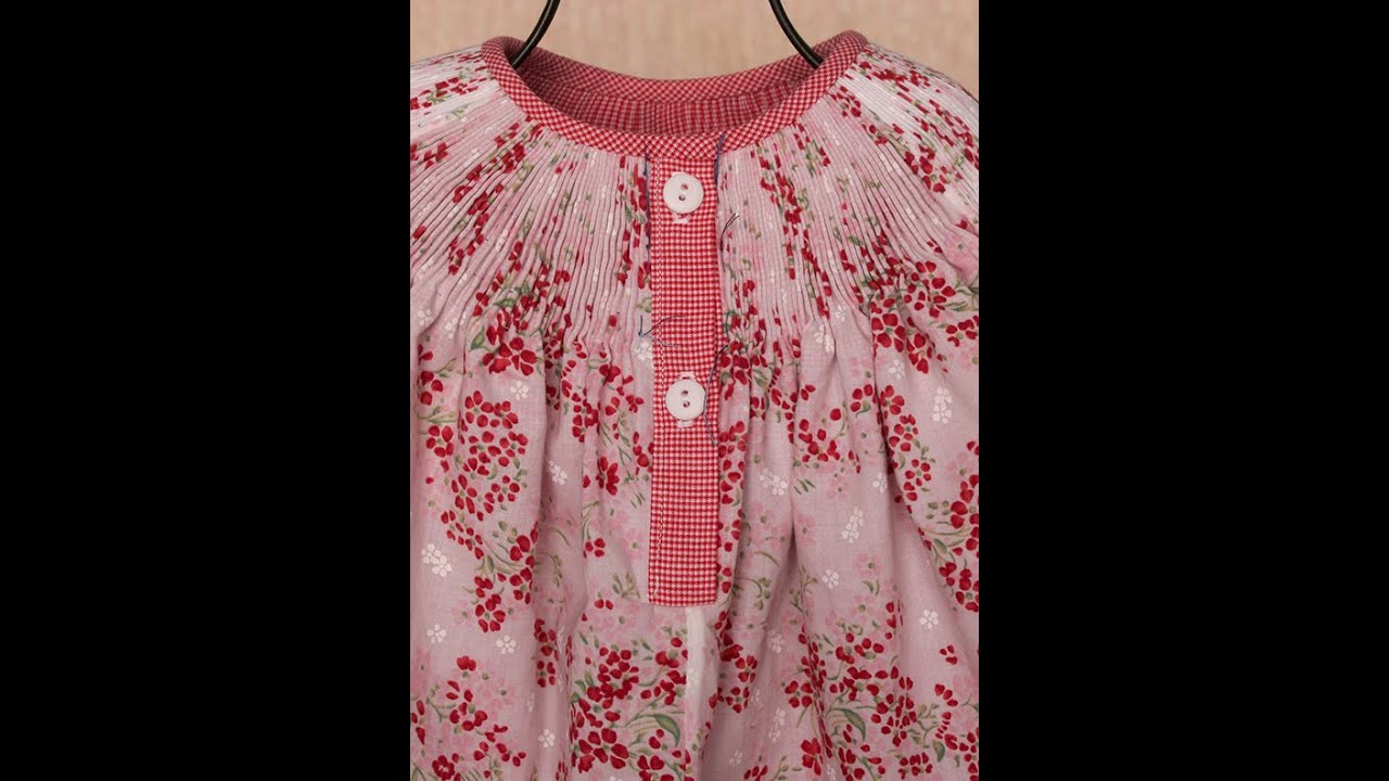 Exposed Placket  For A Bishop Dress